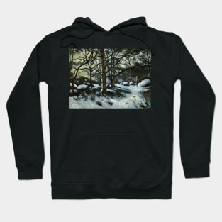 Melting Snow, Fontainebleau by Paul Cezanne Hoodie